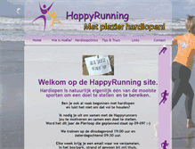 Tablet Screenshot of happyrunning.nl